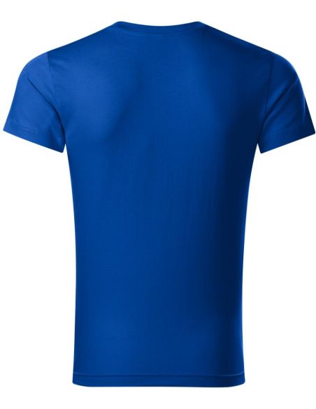 Tričko pánske Slim Fit V-neck 146 kráľovská modrá