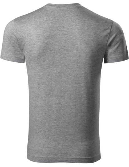 Tričko pánske Slim Fit V-neck 146 tmavosivý melír