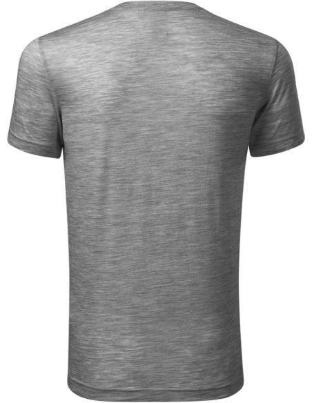 Tričko pánske Merino Rise 157 tmavosivý melír