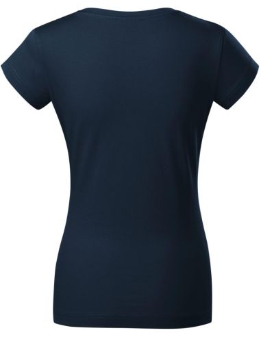 Tričko dámske Fit V-neck 162 tmavomodrá
