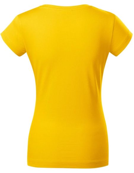Tričko dámske Fit V-neck 162 žltá