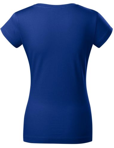 Tričko dámske Fit V-neck 162 kráľovská modrá