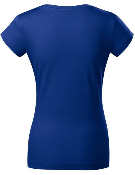 Tričko dámske Fit V-neck 162 kráľovská modrá