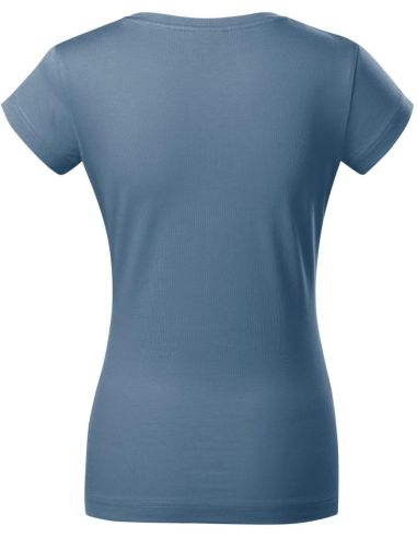Tričko dámske Fit V-neck 162 denim