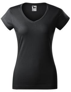 Tričko dámske Fit V-neck 162 ebony gray 2
