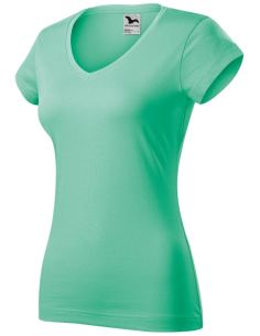 Tričko dámske Fit V-neck 162 mätová