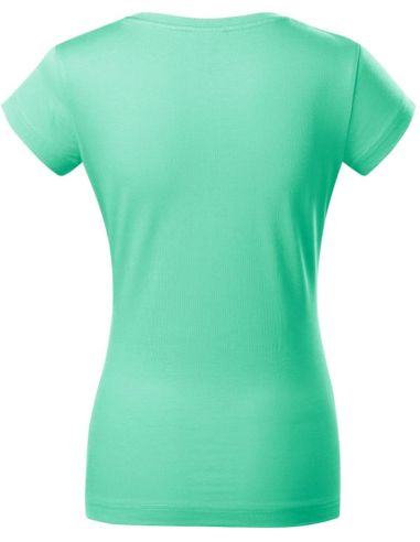 Tričko dámske Fit V-neck 162 mätová