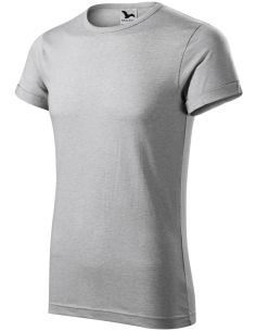 Tričko pánske Fusion 163 strieborný melír