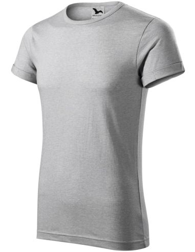 Tričko pánske Fusion 163 strieborný melír