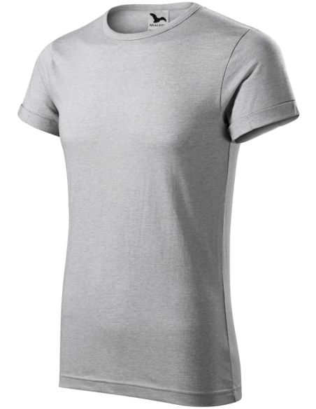 Tričko pánske Fusion 163 strieborný melír