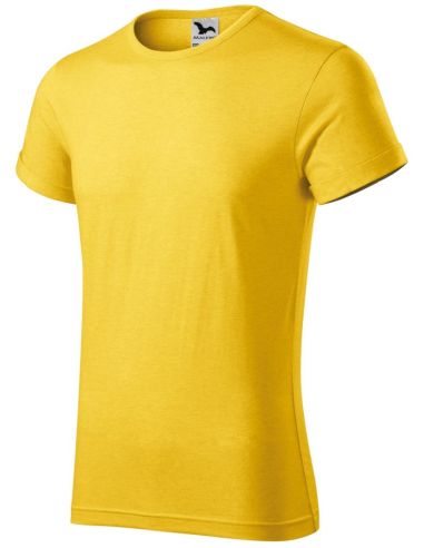 Tričko pánske Fusion 163 žltý melír