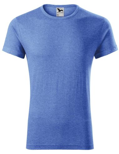 Tričko pánske Fusion 163 modrý melír