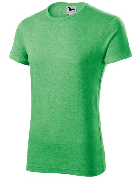 Tričko pánske Fusion 163 zelený melír