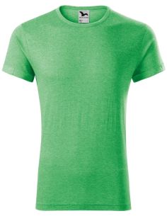 Tričko pánske Fusion 163 zelený melír 2
