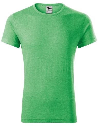 Tričko pánske Fusion 163 zelený melír