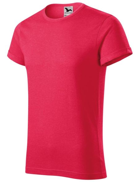 Tričko pánske Fusion 163 červený melír