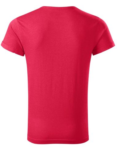 Tričko pánske Fusion 163 červený melír
