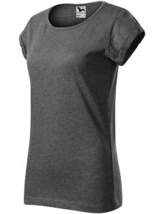 Tričko dámske Fusion 164 čierny melír