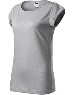 Tričko dámske Fusion 164 strieborný melír