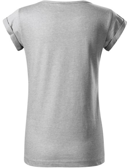 Tričko dámske Fusion 164 strieborný melír