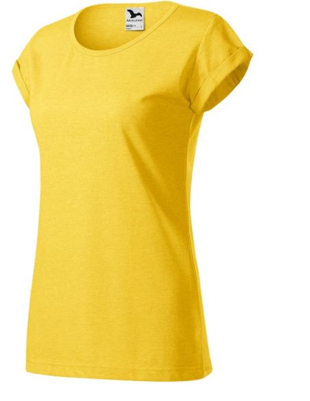 Tričko dámske Fusion 164 žltý melír