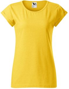 Tričko dámske Fusion 164 žltý melír 2