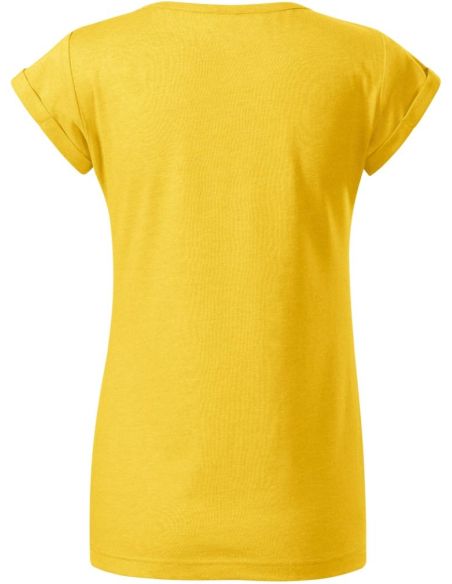 Tričko dámske Fusion 164 žltý melír