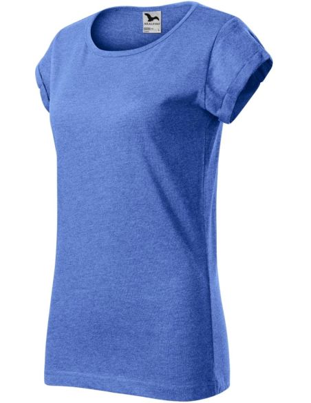 Tričko dámske Fusion 164 modrý melír