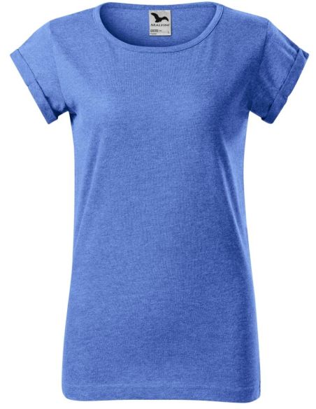 Tričko dámske Fusion 164 modrý melír