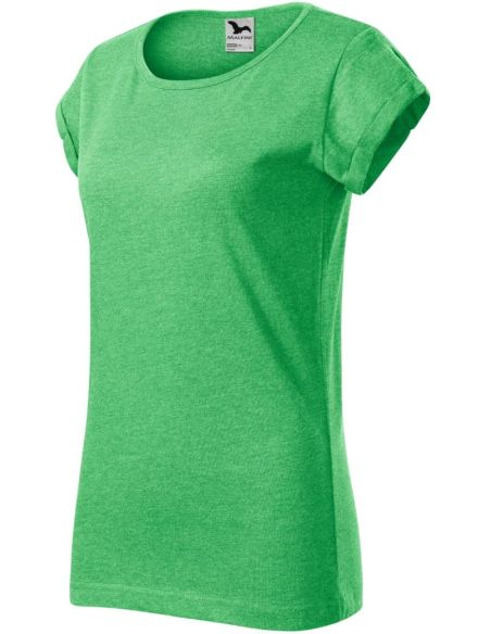 Tričko dámske Fusion 164 zelený melír