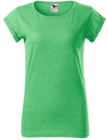 Tričko dámske Fusion 164 zelený melír