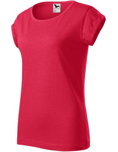 Tričko dámske Fusion 164 červený melír