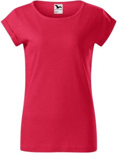 Tričko dámske Fusion 164 červený melír 2