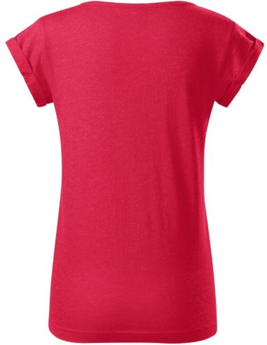 Tričko dámske Fusion 164 červený melír