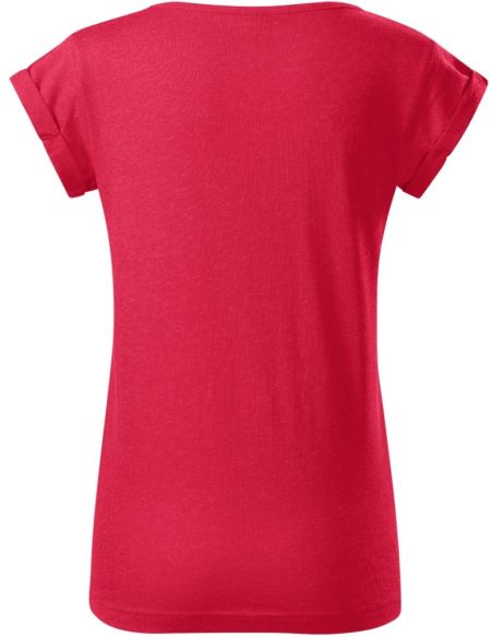 Tričko dámske Fusion 164 červený melír