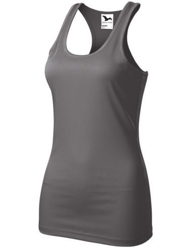 Top dámsky Racer 167 oceľovo sivá