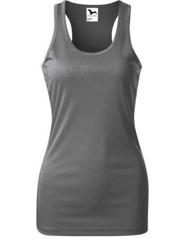 Top dámsky Racer 167 oceľovo sivá