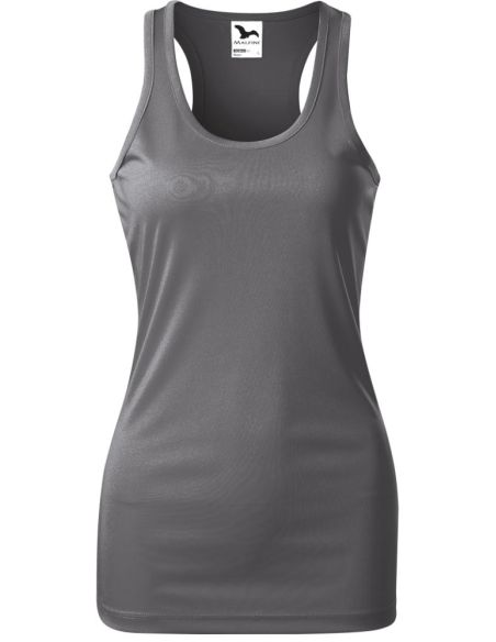 Top dámsky Racer 167 oceľovo sivá