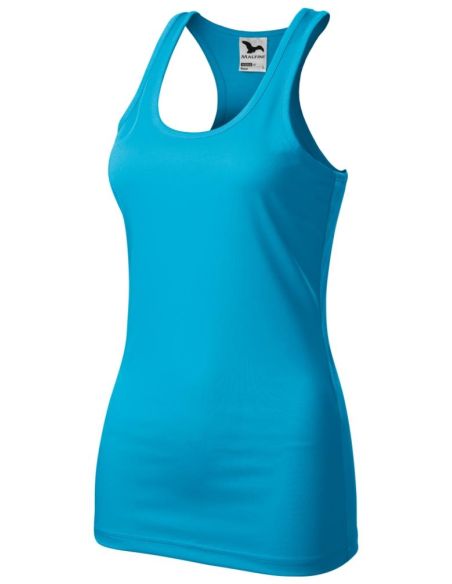 Top dámsky Racer 167 tyrkysová