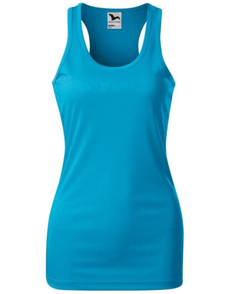 Top dámsky Racer 167 tyrkysová