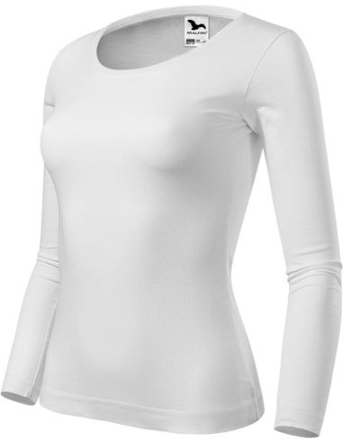 Tričko dámske Fit-T LS 169 biela