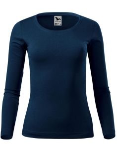 Tričko dámske Fit-T LS 169 tmavomodrá 2