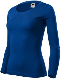 Tričko dámske Fit-T LS 169 kráľovská modrá