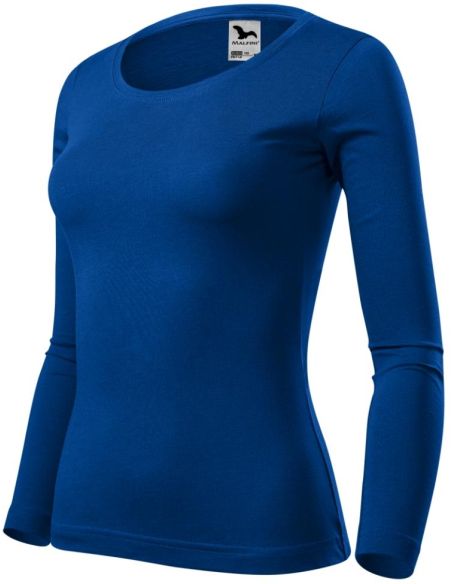 Tričko dámske Fit-T LS 169 kráľovská modrá