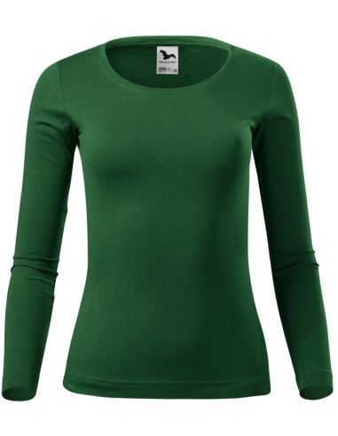 Tričko dámske Fit-T LS 169 fľaškovozelená
