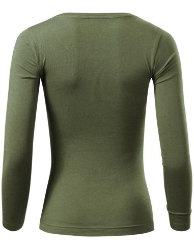 Tričko dámske Fit-T LS 169 khaki