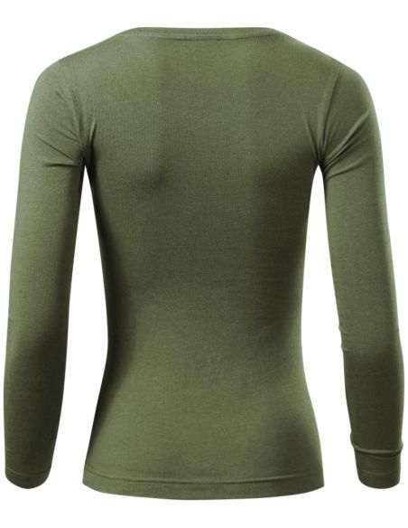 Tričko dámske Fit-T LS 169 khaki