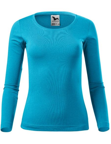 Tričko dámske Fit-T LS 169 tyrkysová