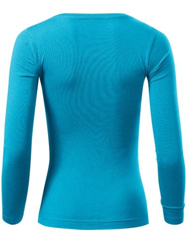 Tričko dámske Fit-T LS 169 tyrkysová