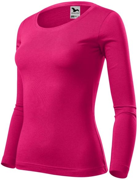 Tričko dámske Fit-T LS 169 malinová